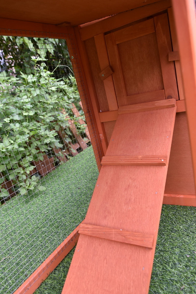 Upgrade your backyard with the Pawhub Double Run Wooden Chicken Coop & Rabbit Hutch! Perfect home for bunnies and chickens! 🐰🐔✨